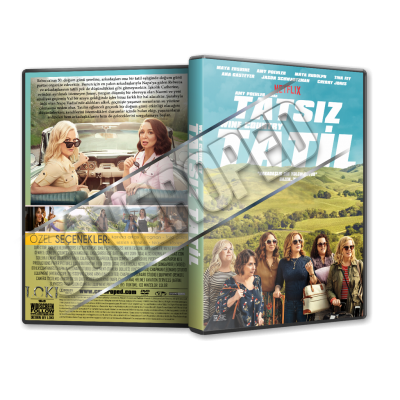 Tatsız Tatil - Wine Country 2019 Türkçe dvd Cover Tasarımı